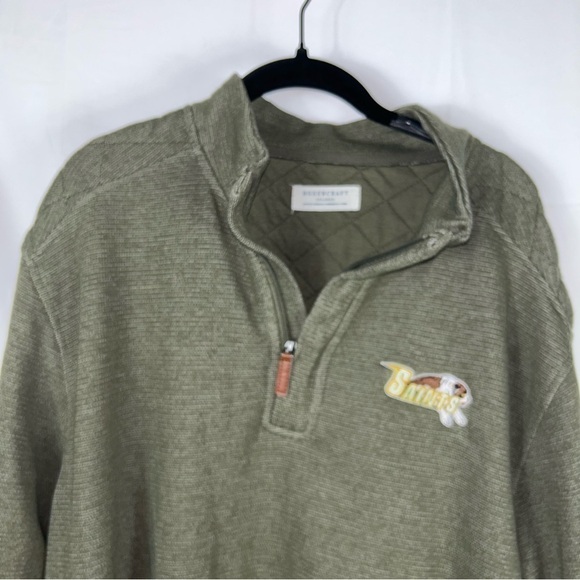 BoxerCraft Jacket Half Zip Long Sleeve Saint Bernard Logo Pullover 1/2 Zip Top - Picture 12 of 15